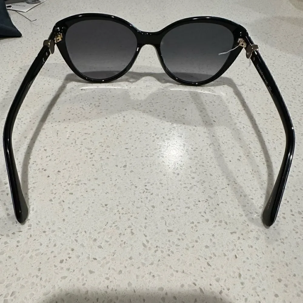 Kate Spade Sunglasses Visalia/G/S 7RM M9 Pattern Black Gray Polarised